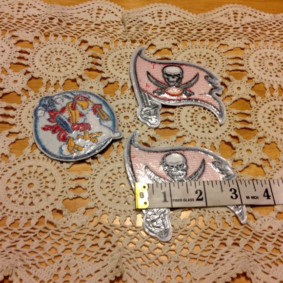 Patches Bundle - New iron-on patches, Pirate, rooster - Picture 2 of 3